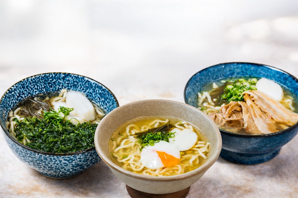 特製鯵フライと沖縄そば がんじゅー
